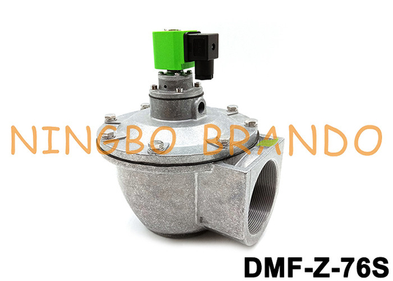 DMF-Z-76S 3 Inch Right Angle Diaphragm Valve AC220V DC24V