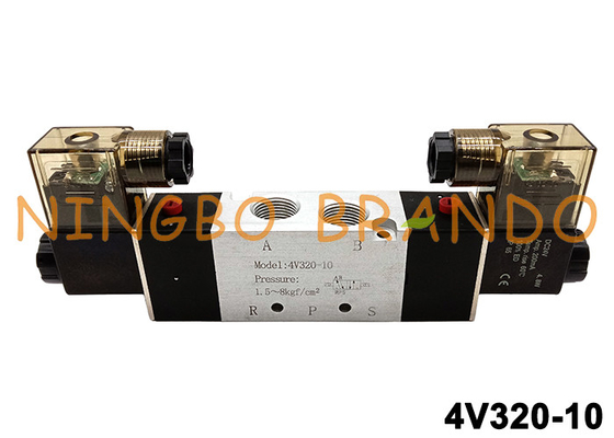 4V320-10 Airtac Type 3/8'' Pneumatic Solenoid Valve 5/2 Way 24V