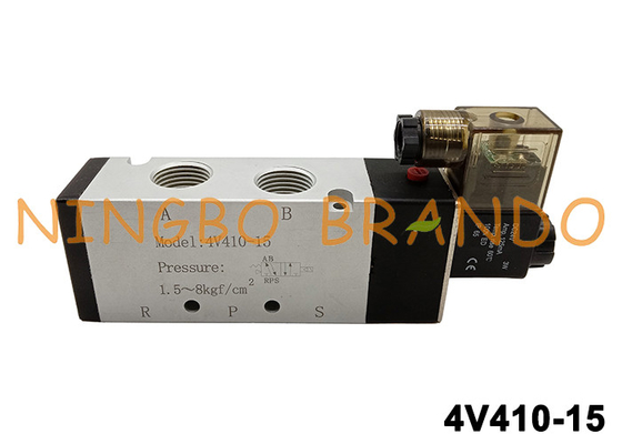 4V410-15 Pneumatic Solenoid Air Valve Internally Piloted Acting