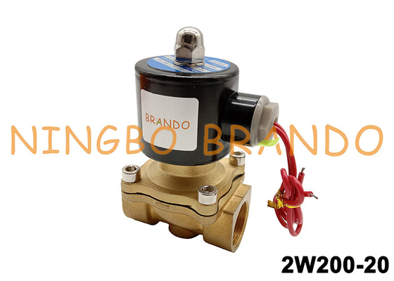 2W200-20 3/4&quot; 2 Way NC Solenoid Valve Direct Brass Valve AC110V