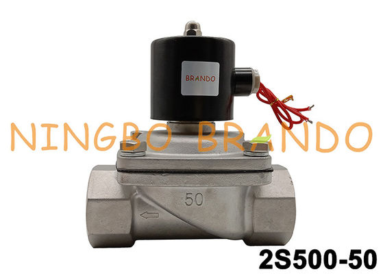 2/2 Way NC 2S500-50 2'' Electromagnetic Valve 220 Volt