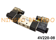 4V220-08 Airtac Type Air Pneumatic Solenoid Valve Double Coil