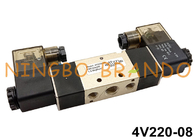 4V220-08 Airtac Type Air Pneumatic Solenoid Valve Double Coil