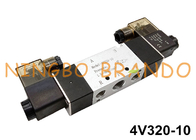 4V320-10 3/8'' Pneumatic Solenoid Valve 5/2 Way 24VDC 220VAC