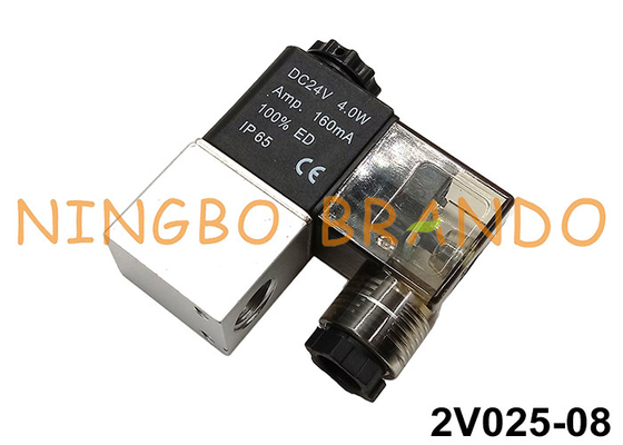 2V025-08 2/2 Way 1/4&quot; NC Pneumatic Valve 110VAC 220VAC 12VDC 24VDC