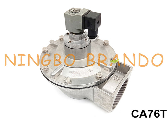 CA76T 3'' Right Angle Bag Filter Solenoid Valve AC220V AC110V