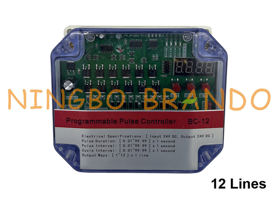 12 Line Dust Collector Timer Controller Pulse Jet Valve Time Control