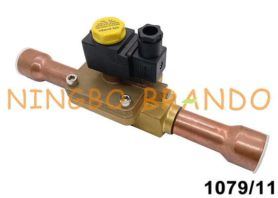 1079/11 1-3/8'' Solder Refrigeration Solenoid Valve DC24V AC220V