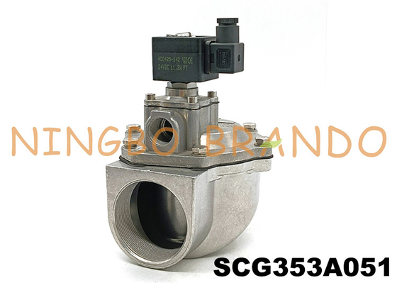 2.5&quot; SCG353A051 ASCO Type Right Angle 353 Series Pulse Jet Valve For Bag Filter