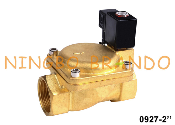 0927700 2'' NC Pilot Acting Air Compressor Brass Solenoid Valve