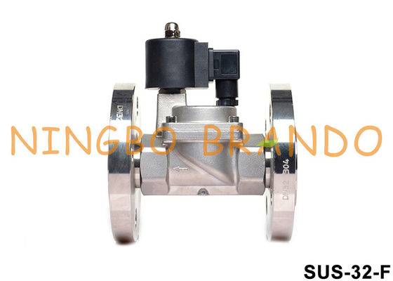 1-1/4'' Flanged Steam Stainless Steel Solenoid Valve 24V 220V