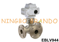 L T Tee Pattern 3 Way Stainless Steel Electric Actuator Ball Valve