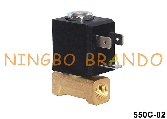 1/8'' 2/2 Way NC Brass Solenoid Valve 5503 For Coffee Machine