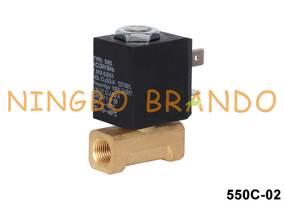 1/8'' 2/2 Way NC Brass Solenoid Valve 5503 For Coffee Machine