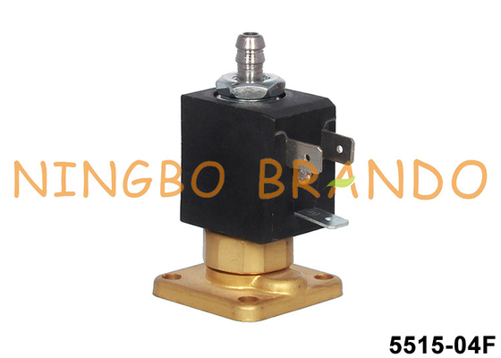 5515 3 Way NC Plated Brass Solenoid Valve For Espresso Coffee Maker