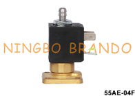 5515 3 Way NC Plated Brass Solenoid Valve For Espresso Coffee Maker