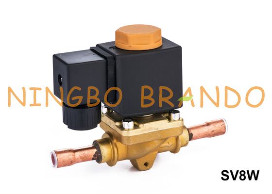 3/8'' ODF SV8W Fengshen Type Solenoid Refrigeration Valve 12V 24V 110V 220V