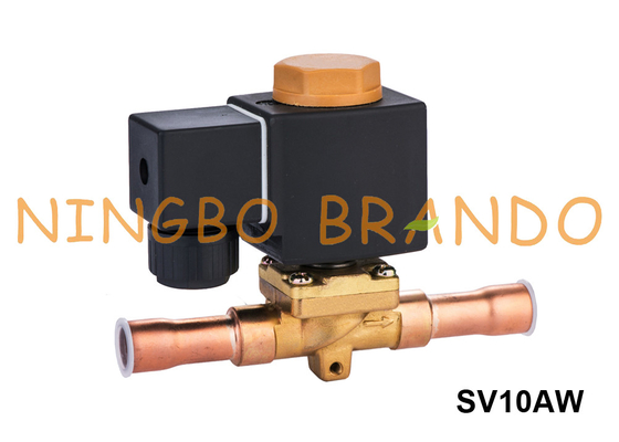 1/2'' ODF SV10AW Fengshen Type Solenoid Refrigeration Valve 24VDC 220VAC