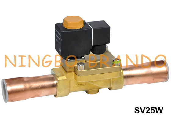 SV25W Fengshen Type Solenoid Refrigeration Valve 1 1/8'' 1 3/8'' ODF 24V 220V