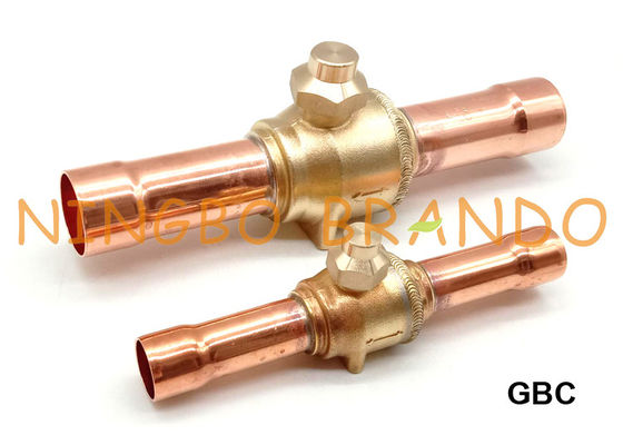 GBC Series Danfoss Type Refrigeration Shut Off Ball Valve 1/4'' to 1 5/8''