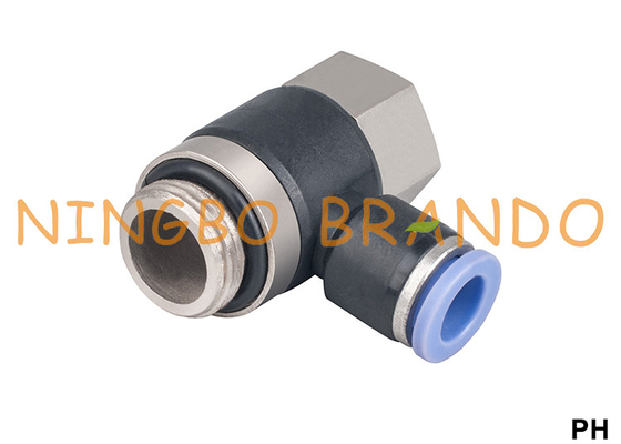 PH G Threaded Pneumatic Hose Fittings Single Universal Elbow