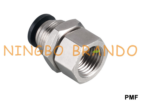 PMF Series Straight Pneumatic Tube Fittings Quick Connecting