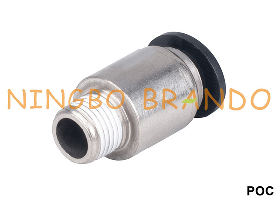 POC Series Round Male Straight Pneumatic One Touch Fittings