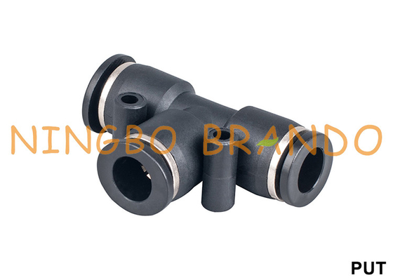 PUT 3 Way Union Tee Plastic Pneumatic Hose Fittings Quich Connect