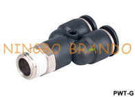 PWT-G Male Y Type Pneumatic Hose Fittings Push To Quick Connect