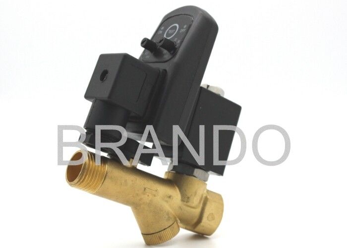1 / 2 &quot; NPT Gas / Water Pneumatic Solenoid Valve Brass Material CE ISO Certification