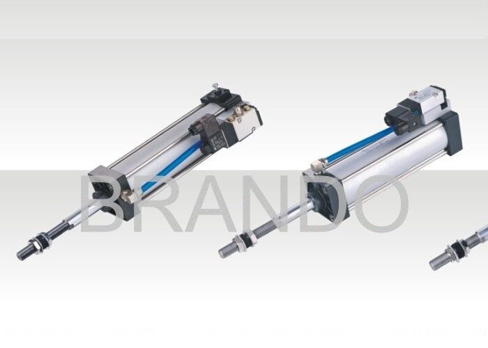 Two Side Adjustable Cushion Double Action Air Cylinder 0.15 0.9 MPa