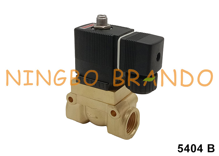 5404 B 12.0 40 bar Brass Solenoid Valve For Air Compressor 1/2''