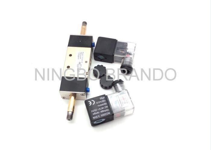 Low power 5 way 2 position solenoid valve 0.89CV  Effecyive Section Areas