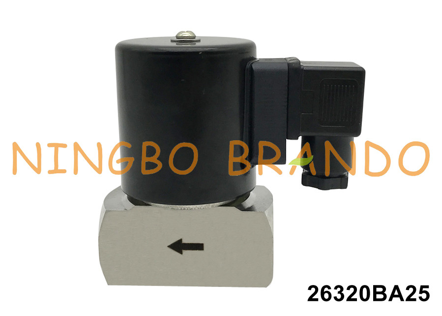 1'' Normally Closed Stainless Steel Solenoid Valve For Steam Hot Water 24V 110V 220V