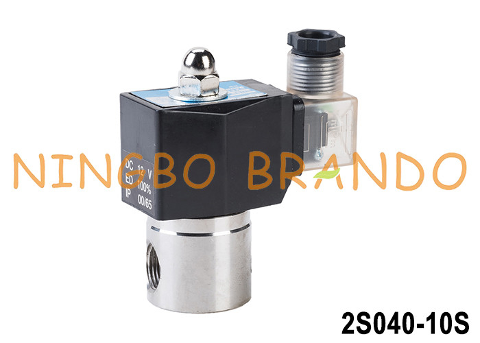 2S040-10 3/8'' Water Air Oil Stainless Steel Solenoid Valve 12V 24V 110V 220V