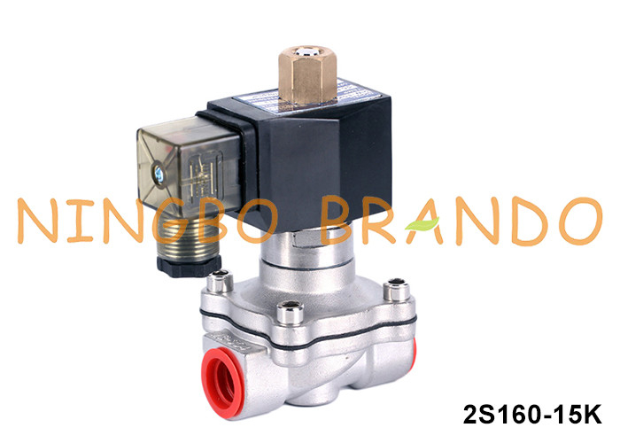 1/2'' 2 Way Normally Open Water Stainless Steel Solenoid Valve 220V 110V 24V 12V