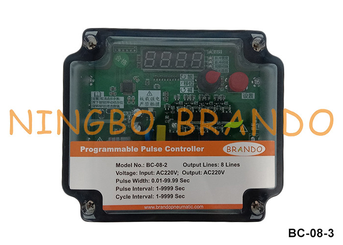 8 Lines 220VAC Input 220VAC Output Pulse Valve Controller For Dust Collector