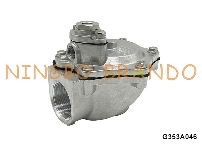 1.5'' G353A046 ASCO Type Remote Pilot Diaphragm Pulse Valve For Dust Collector