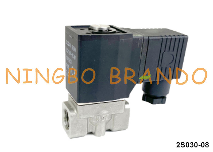 2S030-08 Airtac Type Stainless Steel Solenoid Valve 24V 110V 220V 1/4''