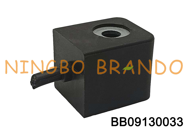 CNOMO Type Pneumatic Solenoid Valve Coil With Cable Wire 9mm Hole Diameter 13VA 10W