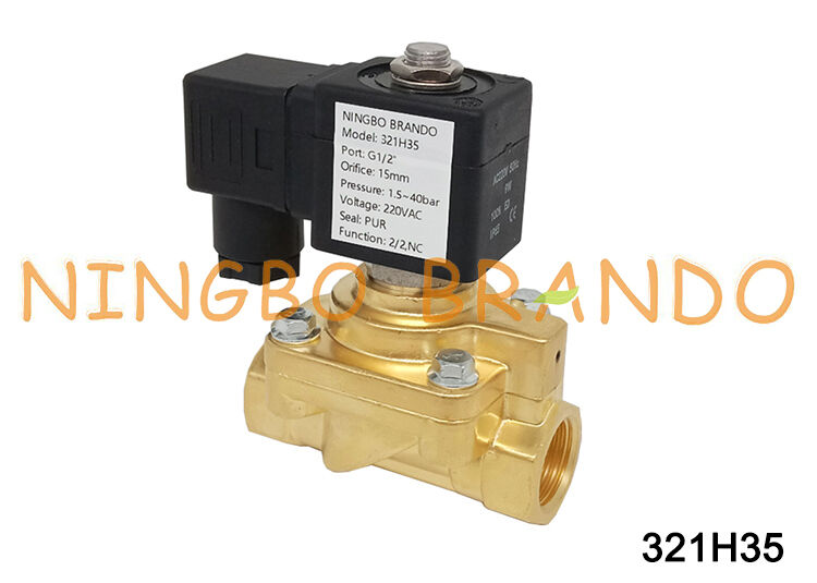 Parker Type 321H35 2-Way Normally Closed G1/2'' 40 Bar Pneumatic Solenoid Valve