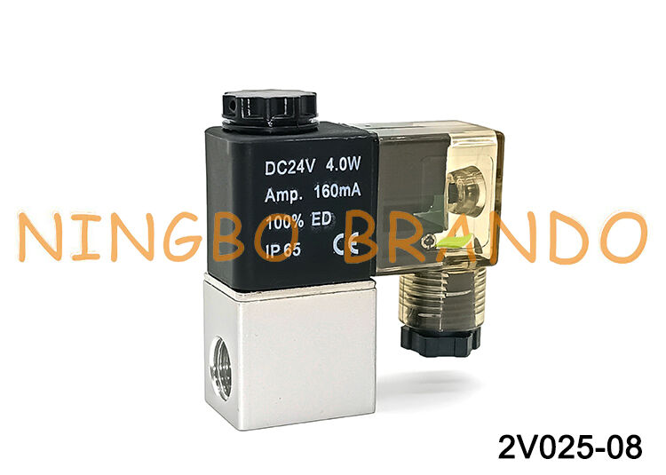 AIRTAC Type 2V025-08 Normally Closed 12V 24V 220V Pneumatic Air Solenoid Valve