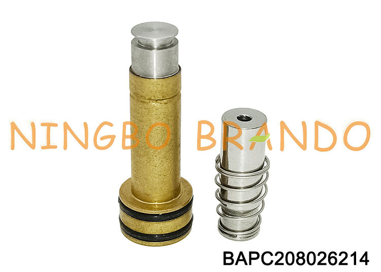 Solenoid Valve Armature Plunger Assembly Brass Tube OD 8mm 2/2 Way NC Normally Closed