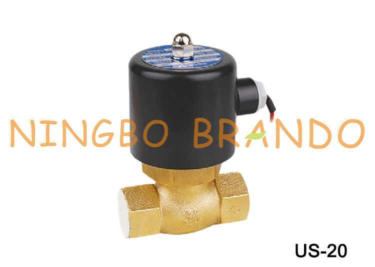 UNI-D Type US-20 2L-20 Solenoid Valve 3/4'' Steam Brass Solenoid Valve 24V 220V
