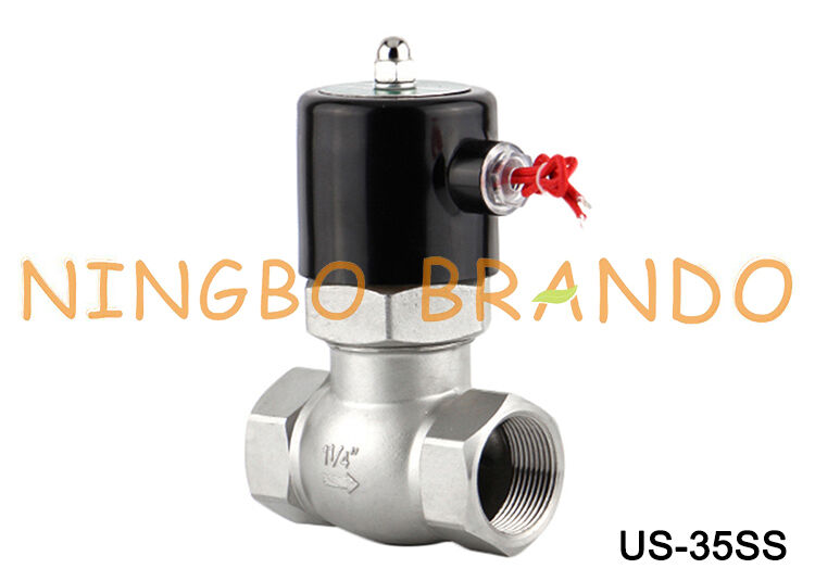 Steam Solenoid Valve US-35 2L-35 1-1/4'' Stainless Steel Solenoid Valve 24V 220V