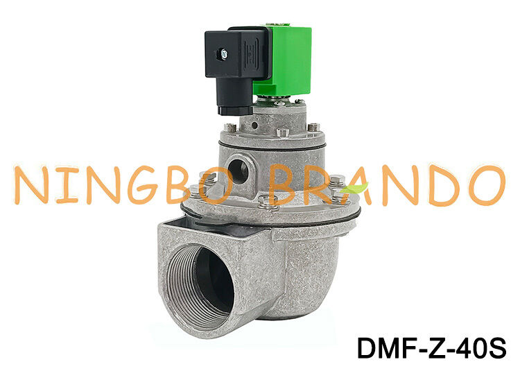 DMF-Z-40S Diaphragm Valve Right Angle G1-1/2'' Thread Electromagnetic Pulse Valve