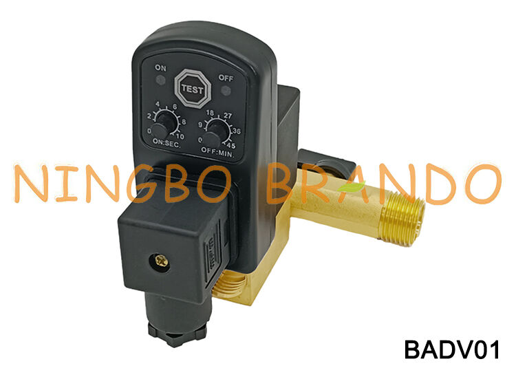 1/2 Inch OPTIMUM Auto Drain Valve for Air Compressor Timer-Controlled Condensate Drain