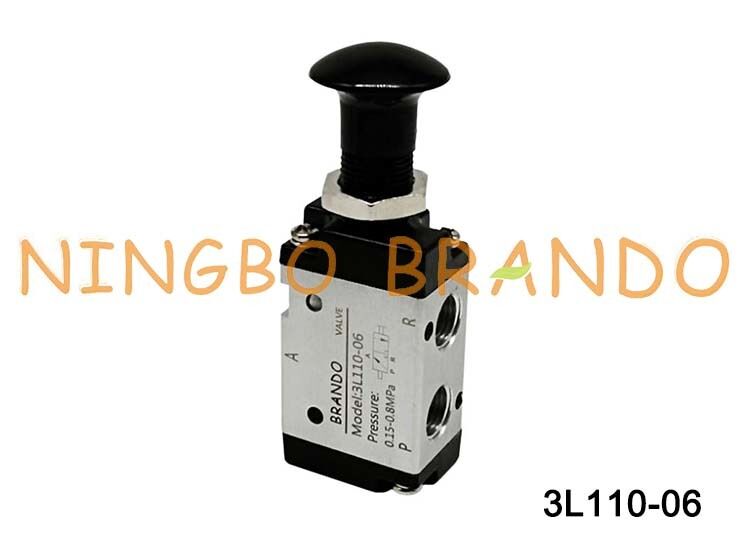 Airtac Type 3L110-06 3L Push-Pull Air Control Valve 3/2 Way