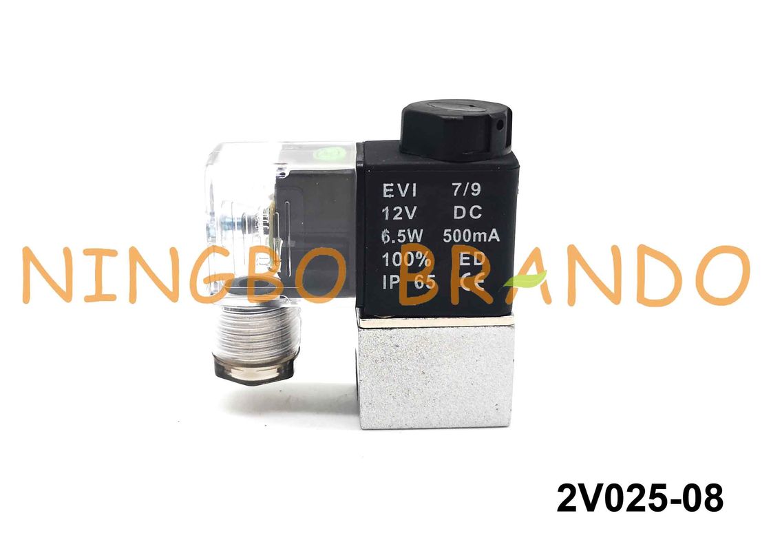 1/4&quot; 2V025-08 Airtac Type Fluid Control Pneumatic Solenoid Valve 2/2 Ｗay Direct Acting NC