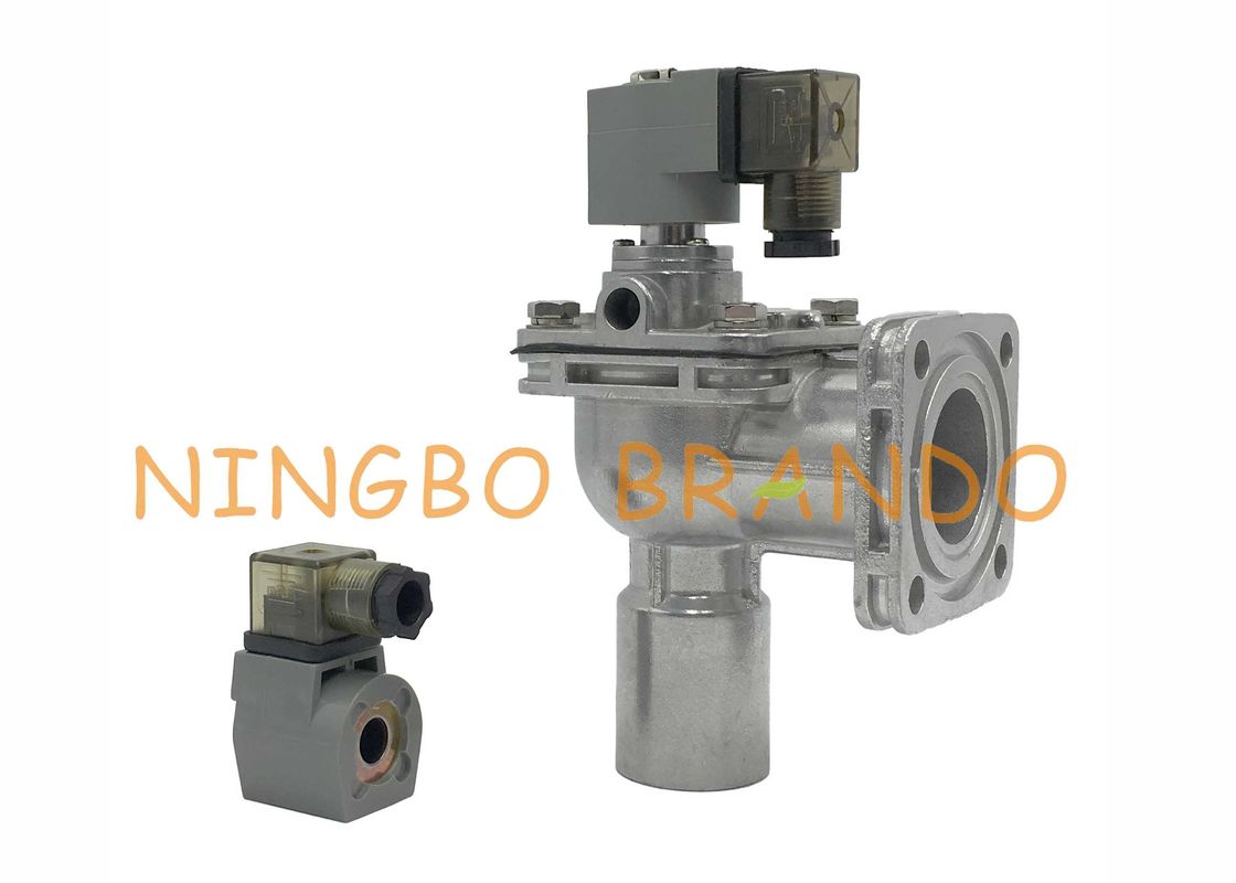 1 Inch Goyen Type Gray Color Coil Aluminum Body Flanged Connection CAC25FS Pilot Operated Solenoid Valve